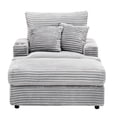 thumbnail image 4 of Corduroy Sofa with Cup Holders | High Back Design | 2 Throw Pillows | Sofa for Office Break - Relaxing and Supportive, 4 of 5