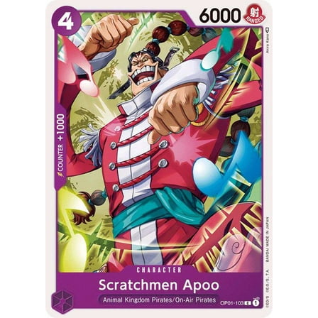 One Piece Romance Dawn Common Scratchmen Apoo OP01-103