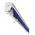 thumbnail image 3 of Awntech 24 Ft Destin Right Motorized Heavy Duty Patio Retractable Awning with Protective Hood (288in x 10.38in x 120in), Navy, 3 of 6