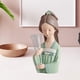 thumbnail image 3 of Portalápices multiusos para niñas, almacenamiento de figuras, manualidades artísticas para decoración Verde claro, 3 of 9
