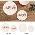 thumbnail image 3 of SKYSONIC Funny Cat Pot Holders Trivets, 2 Pcs Heat Resistant Trivets,Sweet Valentines Day Cotton Thread Weave Mats for Hot Pads Pans Pot Bowl Teapot for Kitchen Decor, 3 of 7