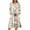 Beige, variant on Winter Dresses for Women 2025 Long Sleeve Trendy A-Line Flowy Boho Midi Party Long Dress with Pockets Earthy Yellow XXL