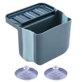 thumbnail image 1 of Toystoory Cesta de almacenamiento para fregadero, estante de almacenamiento de succión de plástico, soporte organizador de lavabo de drenaje plegable Organizadores de utensilios de cocina Azul Toystoory HA003273-02, 1 of 6