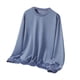 thumbnail image 2 of pstuiky camisas de hombre de manga larga, Blusas de cuello redondo, sueltas, informales, cómodas, lisas, de manga larga, para hombre camisetas de hombre xxl, 2 of 3