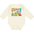 thumbnail image 3 of Inktastic It's My Birthday Circus Train 1st Birthday Boys or Girls Long Sleeve Baby Bodysuit, 3 of 5
