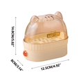 thumbnail image 3 of LEEYNEER Egg Boiler 2 Egg Capacity Boiled Egg Cooker Egg Steamer Electric Egg Cooker Multifunctional Egg Maker Auto Shut Off Egg Cooker Machine for Soft  Half  and Hard Boiled Eggs, 3 of 8