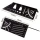 thumbnail image 2 of 3D Aluminum Alloy Carpenter Square, 90 to 45 Degree Professional Angle Ruler, Woodworking Measuring Ruler Suitable for Engineers Carpenters, 2 of 5