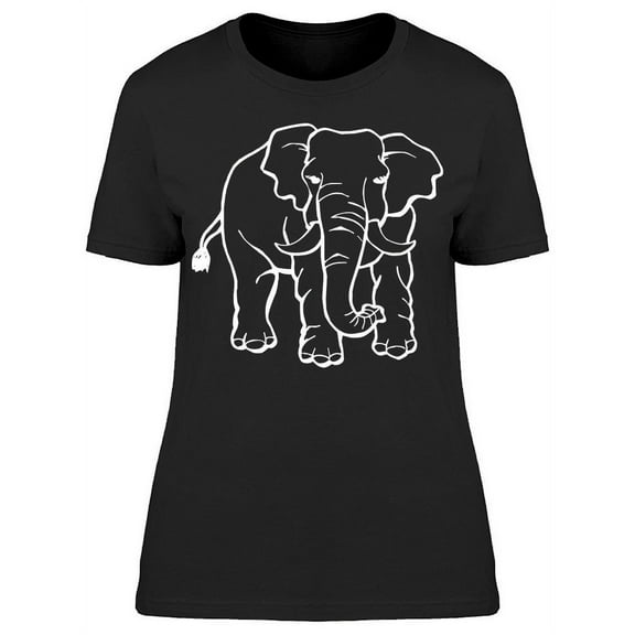 Elephant  T-Shirt Women -Image by Shutterstock, Female XX-Large