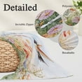 thumbnail image 3 of Spring Floral Body Pillow Covers 20"x54", Hummingbird Summer Botanical Watercolor Soft Brushed Microfiber Breathable Throw Pillow Covers, Pillowcase with Zipper for Couch Sofa Bedroom Living Room, 3 of 9