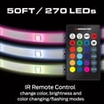 thumbnail image 4 of Monster Indoor 50ft RGB Remote Control Peel-and-Stick Installation LED Light Strip, 4 of 4