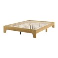thumbnail image 2 of CorLiving Aiko Engineered Wood Mid Century Platform Bed Frame with Slats, No Box Spring Required, 2 of 9