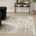 thumbnail image 2 of Nourison Dew Vintage Grid Indoor Area Rug Ivory Beige 7'10" x 9'10", 2 of 9
