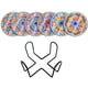 thumbnail image 2 of 6 Posavasos de pintura de diamantes perfecl Posavasos de mandala antideslizantes, 2 of 6