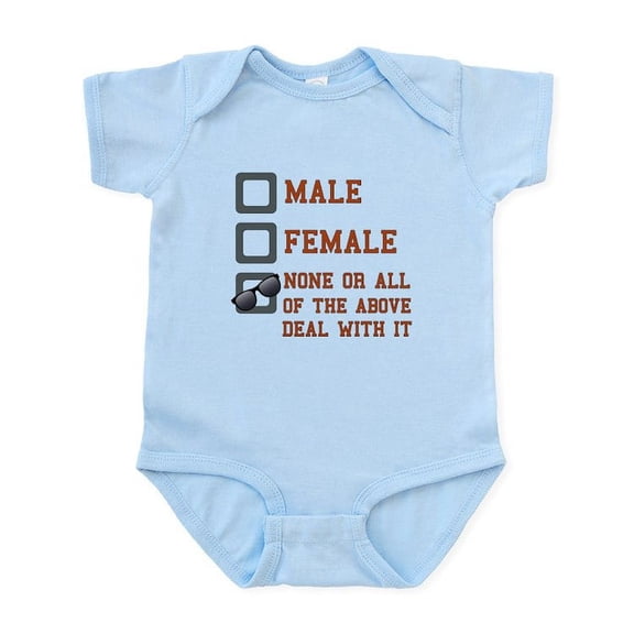 CafePress - Funny Gender Neutral Body Suit - Baby Light Bodysuit, Size Newborn - 24 Months