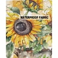 thumbnail image 5 of Outdoor Pillow Covers Throws Watercolor Floral Bouquets in Vase,Waterproof Pillow Cases Pack of 2 Sunflower on Yellow White Plaid,Durable Cushion Cover Pillowcase for Patio Balcony Couch Garden, 5 of 7