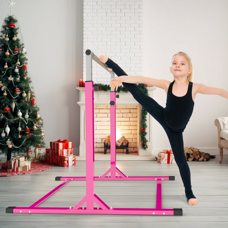 Ainfox Pink Gymnastics bar, Girls Gymnastic Training Equipment at Home,  Horizontal Bar Exercise, Birthdays Christmas Kids' Gift Ages 3-15 from  Parents