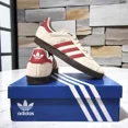 thumbnail image 3 of Adidas Gazelle Originals Suede Trainer Sand Strata Scarlet JH5393 Men's Size, 3 of 6