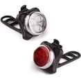 thumbnail image 1 of Conjunto de luz de bicicleta recargable, luz delantera súper brillante para bicicleta trasera Afortunado Sencillez, 1 of 5