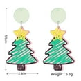 thumbnail image 4 of Pendientes navideños con forma de botón, bonitos y creativos, con dibujos animados, para Navidad. 114 × 217 pulgadas, 4 of 9