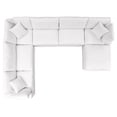 thumbnail image 2 of Modway Commix 7-Piece Outdoor Patio Sectional Sofa in White, 2 of 13