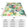 thumbnail image 3 of Sikiie Tropical Flowers Ultra-Soft Micro flannel Blanket Luxury All Seasons Warm Blanket for Bedding Sofa and Travel (4 sizes)-50"x40", 3 of 7