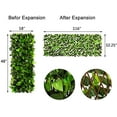 thumbnail image 2 of DOEWORKS Expandable Fence Privacy Screen for Balcony Patio Outdoor, Faux Ivy Fencing Panel for Backdrop Garden Backyard Home Decorations - 1PACK, 2 of 5