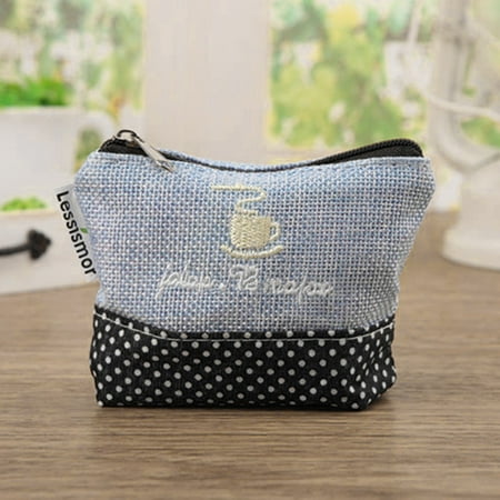 - Holiday Clearance Creative Cotton Linen Women Small Wallet Coin Purse Children Kids Out Street Toy Package