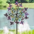 thumbnail image 4 of Cinturón , , Molino , Jardín, Patio, Decoración de Césped, Molinillos Plegables, Decoración de Molinetes Mariposa CUTICAT Spinner de viento de césped, 4 of 8