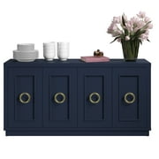 Twin Star Home 15.5 in. D Buffet Sideboard TV Stand for TVs up to 70 in, Modern Navy