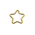 thumbnail image 4 of Star Nose Ring 18g Split Ring Perfect For Nose, Rook 5/16 8mm, 4 of 7