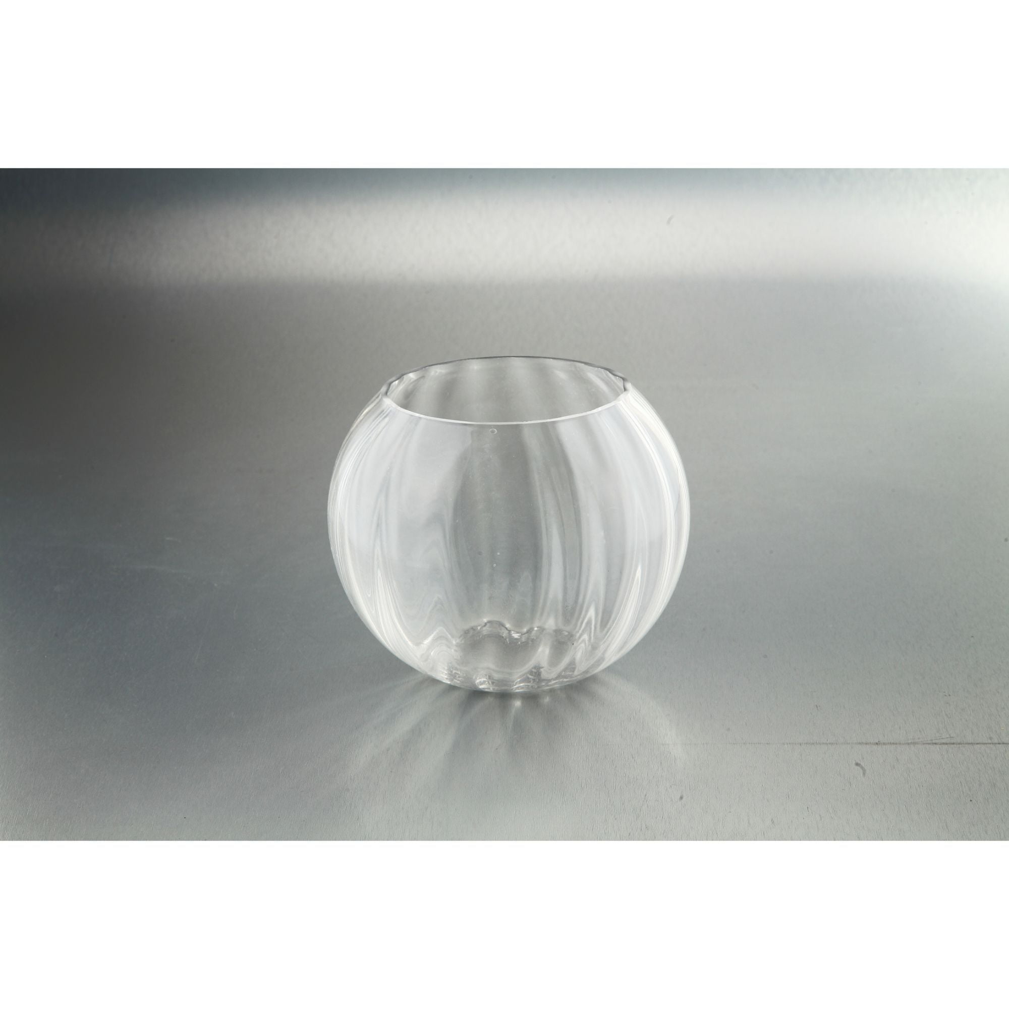 Clear Glass bowl floating tealight candle holders x 8 