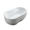 thumbnail image 4 of Bellaterra Home Brescia 65 inch Freestanding Bathtub in Glossy White, 4 of 5