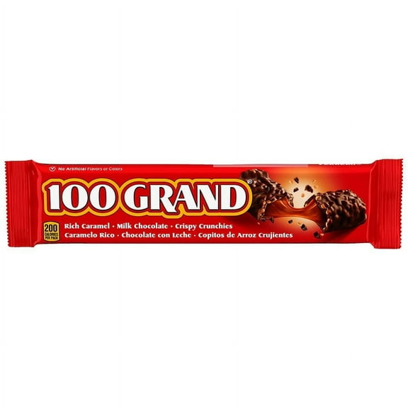 100 Grand Candy Bar1.5 oz Pack of 2