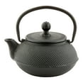 thumbnail image 3 of Tetsubin 20 oz Round Black Cast Iron Teapot - 6 1/4" x 5 1/2" x 5 3/4" - 1 count box, 3 of 4