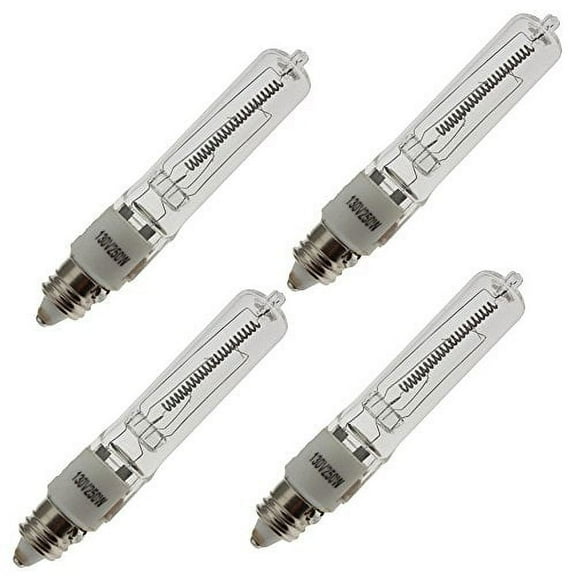 Industrial Performance Q250/CL/MC 130V, 250 Watt, T4, Miniature Candelabra (E...