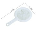 thumbnail image 4 of Qonioi Fine Nylon Mesh Strainer, Plastic Kitchen Sieve for Soy Milk Coffee Yogurt, Filter Spoon 100/200/400 Mesh, 4 of 5