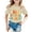 T10-Beige, variant on Rhuody Girl'S Tops O Neck Short Sleeve Cartoon Letter Graphic Tee 8-9 Years Beige
