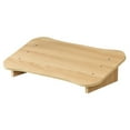 thumbnail image 1 of Practical Office Desk Footrest for Home Use Light Brown Synthetic Material 14.2x8.7x5.9 Inches, 1 of 9