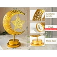 thumbnail image 3 of Ramadan Decorations Moon and Stars - Ramadan Lights for Table - Ramadan Decorations for Home 2026 - Ramadan Gifts for Kids Lanterns - Ramadan Decor Moon and Star Lamp - Crescent Moon lamp, 3 of 6