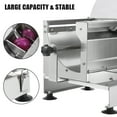 thumbnail image 6 of Commercial Vegetable Slicer Manual Potato Tomato Slicing Machine Onion Slicer Stainless Steel Vegetable Cutter Fruit Slicer for Potato Lemon Tomato Onion, 0.2-10mm Thickness Adjustable, 6 of 8