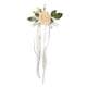 thumbnail image 3 of Flores PEW para pasillo de sillas Arreglo floral PEW Flores de rosas artificiales con champán, 3 of 9