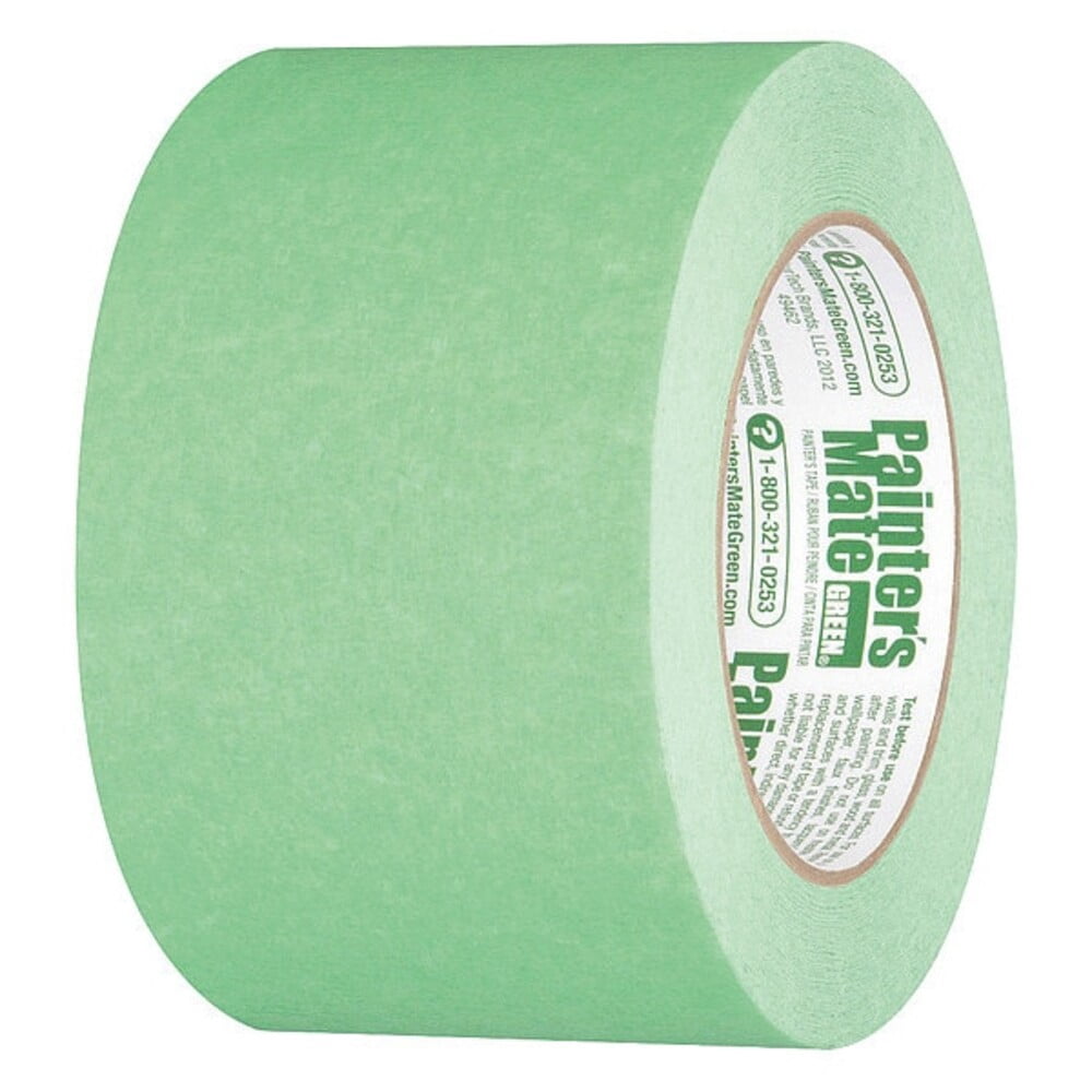 Painter s Mate Green Brand CP 150 8 Day Painter s Tape Multi Surface 72mm x 55m Green 1 Roll 103364
