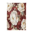 thumbnail image 6 of WOBOGO Elegant Peony Square Tablecloth 54×54in Polyester Fabric Tablecloth Washable Dust Resistant Wrinkle Resistant, 6 of 9