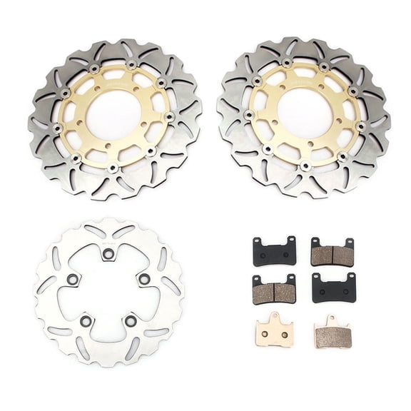 Front Rear Brake Discs Rotors Pads For SUZUKI GSXR 1000 K5 K6 05 06 GSXR1000 GSX-R1000 2005 2006