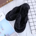 thumbnail image 3 of HEATSHAKING 1Par Zapatillas Acolchonadas De En Color Negro Con Suela Resistente, 3 of 8