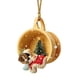 thumbnail image 4 of Adornos para árbol de Navidad, acrílico 2D, lindo perro durmiendo en una taza, colgantes, adornos para el hogar, Navidad, Año Nuevo, suministros para fiestas, 4 of 5