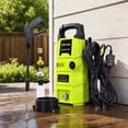 thumbnail image 3 of KBOROVER Electric Pressure Washer 1800 PSI 1.6 GPM, Portable Power Washer with 20FT Hose, Spray Gun, Foam Cannon & Nozzles for Cars, Driveways, Patios and Home Cleaning, 3 of 16