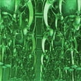 thumbnail image 1 of Ahgly Company Machine Washable Indoor Square Transitional Deep Emerald Green Area Rugs, 4' Square, 1 of 7