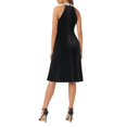 thumbnail image 2 of Adrianna Papell Women's Embellished Velvet Dress Black B4HP $199 (Regular,4), 2 of 3