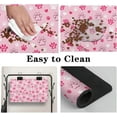 thumbnail image 4 of Dog Food Mats for Floors, Absorbent and Quick-Drying Pet Cat Food Mat,Anti-Fouling and Easy-to-Clean Pet Feeding Mat,Dog Bowl Mat for Messy Drinking Water Bowls.12 x20,Pink Heart, 4 of 6